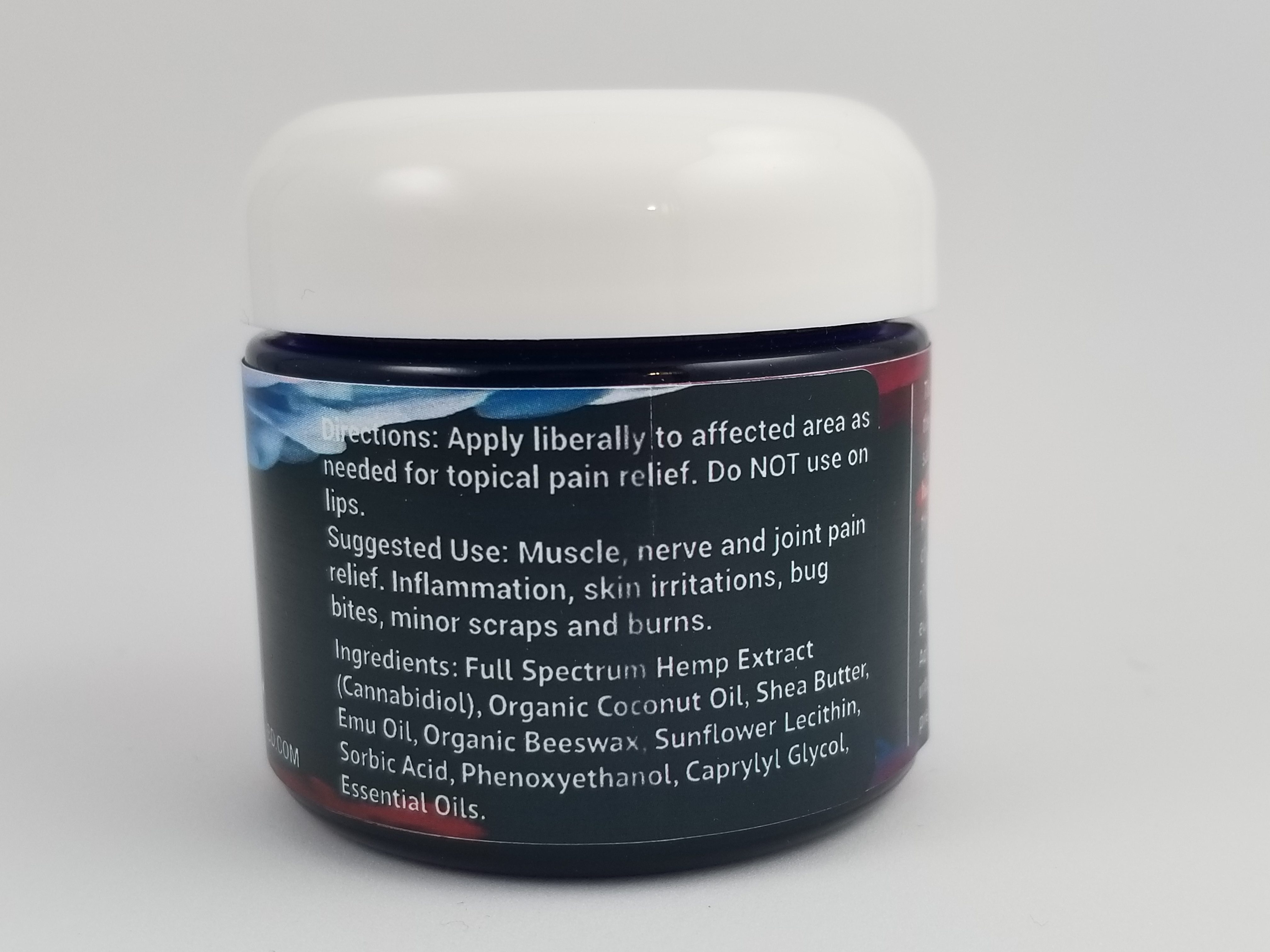 Full Spectrum CBD Topical Pain Relief Salve with Emu Oil 2,400mg 2oz